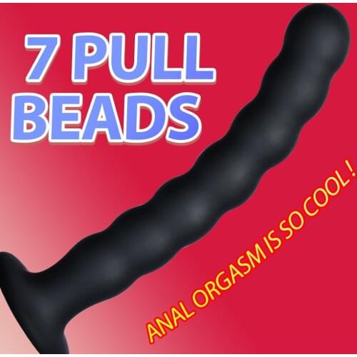 Anal Beads Silicone Butt Plugs Sex Products Anal Balls Vaginal Masturbation Sex Toys For Women Men Prostate Massage Anus Dildos