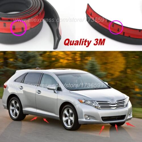 Car Body Front Side Back Bumper Spoilers Lip Lips For TOYOTA Venza RAV4 Vios Prius Car Tuning / Body Chassis Side Protection
