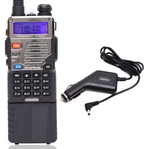 Baofeng UV-5RE plus 8W High Power Walkie Talkie Powerful 3800mah Uhf Vhf 10km Range UV5RE CB Portable Radio &Car Charger Cable