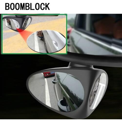 BOOMBLOCK For Mercedes W204 W210 AMG Benz Bmw E36 E90 E60 Fiat 500 Volvo S80 Car Rearview Mirror Auxiliary Blind Spot Mirror