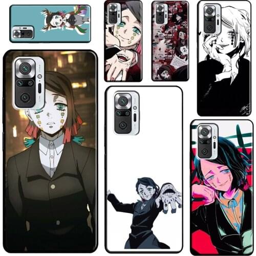 Enmu Demon Slayer Anime For Xiaomi Redmi Note 9 Pro 8 9S 8T Note 10 Pro Phone Case For Redmi 9T 9A 9C 7A 8A Cover