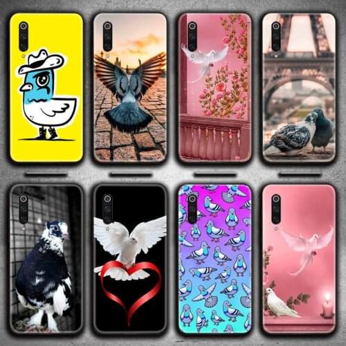 Funny Cute Pigeon Phone Case for Xiaomi Mi Note 10 Lite Mi 9T Pro xiaomi 10 10 CC9 Pro