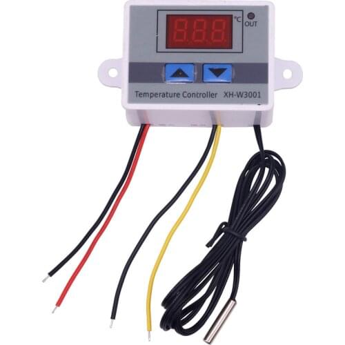 XH-W3001 Digital Led Temperature Controller 220/24/12V/120W/240W/1500W For Arduino Cooling Heating Switch Thermostat Sensor