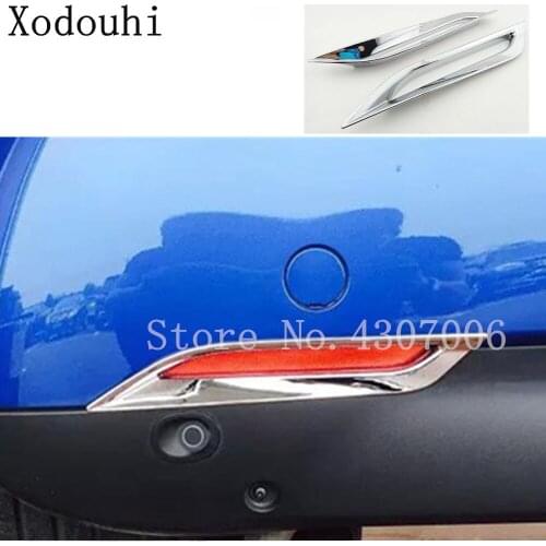 For Benz Smart Fortwo 2015 2016 2017 2018 2019 Car Styling Cover Rear Tail Back Fog Light Lamp Trim 2pcs Flagship Edition 2pcs