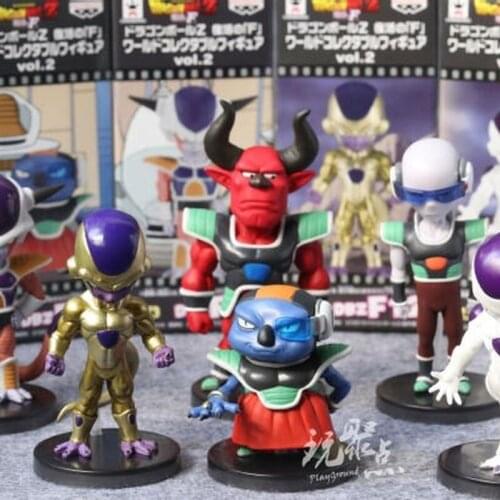 Dragon Ball Animation Merchandise Resurrection F Part 2 Full Set Frieza Red Bull Sorbe Japanese Version Model Decoration Gift
