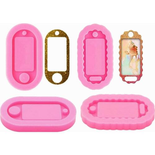 Memo Card Glossy Mold Cute Key Chain Silicone Mold Jewelry Accessories Making Epoxy Resin Craft Diy Tools