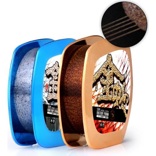 KoKossi 50M Nylon Spoted Fishing Line Super Strong Wear-Resistant Fishing Line Monofilament Invisible Line Fishing Tackle Tools