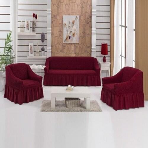 Set of covers for three-seater sofa (1pc) and armchairs (2 pcs) 70-120cm