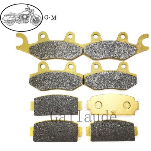 Motorcycle Front Rear Brake Sets Pads For CF MOTO UTV CF 600 CF 800 CF600 CF800 Z-Force Z6 Z8 Z6 EX Z8 EX 2013-2017