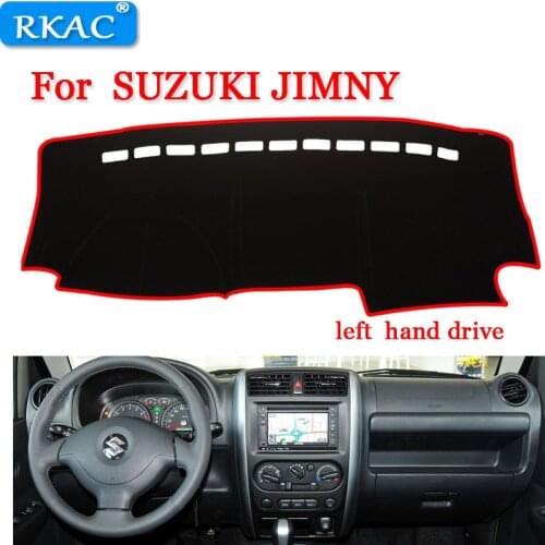 RKAC Car Dashboard Cover Dash Mat For Suzuki Jimny 1998 -2017 Dashmat Pad Carpet ANti-UV NON-Slip Car Styling COVER