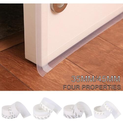 5M Self-adhesive Door Sealing Strip Tape Windows Seal Strip Meteorological Band Sound-proof Insect Air Dust Seal Strip 32/45mm