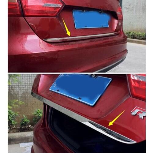 Hot For Volkswagen Tiguan 2009-2012 High quality stainless steel Rear Trunk Lid Cover Trim 2009 - 2012