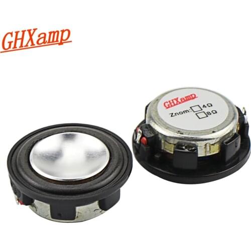 Ghxamp Mini Speaker 34mm Portable Full Range Speaker 4ohm 3w Ultra-thin Neodymium 2019 Foam Edge For Bluetooth Speaker Diy 2pcs