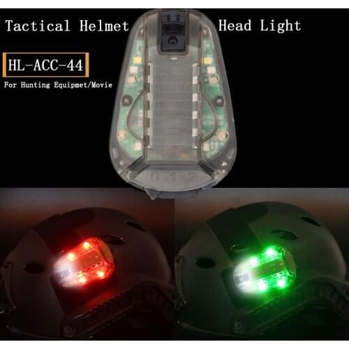 Multipurpose Helmet Strobe Lamp Waterproof Airsoft Tactical Signal Light Portable Survival Safety IR Flash Light Outdoor Tools