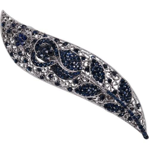 Fashion Crystal Flower Hairpin Metal Hair Clips for Women Female Hair Pin Hair Accessories Styling Tool CH3016