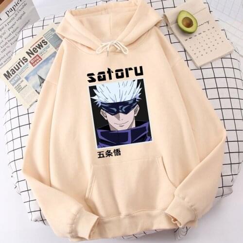 2021 Spring Japan Anime Hoodie Men Harajuku Hip Hop Sweatshirts Jujutsu Kaisen Cool Hooded Casual Cartoon Print Mens Streetwear