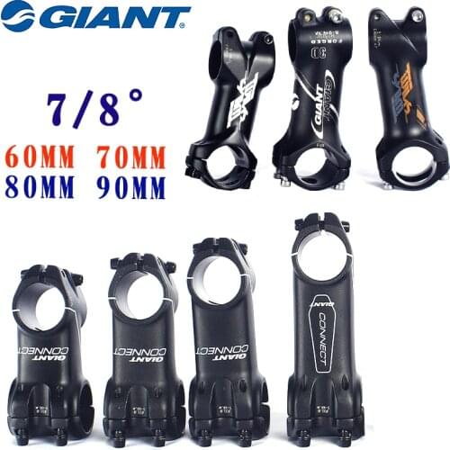 GIANT Mountain Bicycle Stem 8° 60/70/80/90mm 31.8mm MTB bike parts ±7° 80/90mm Super Light Handlebar Clamp Diameter Stem