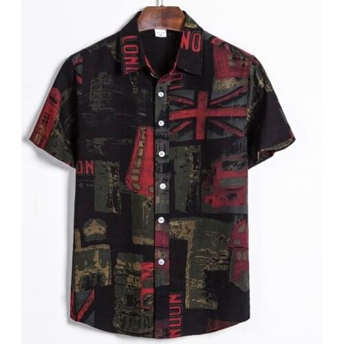Fashion Mens Patchwork Shirt Double Color Cool Breathable Top Single-breasted Blouses Free Shipping Chemise Homme