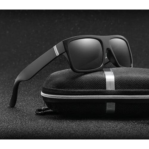 Square Sunglasses Men Polarized Fishing Driving Sport Sun Glasses for Men Male UV400 Black Eyewear Accessories