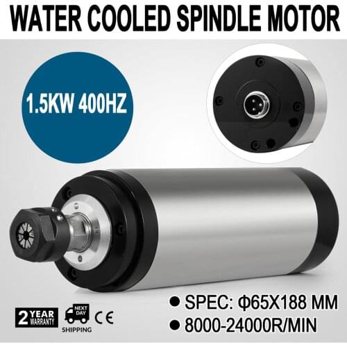 1.5KW Spindle Motor Water spindle motor Cooled Spindle Motor