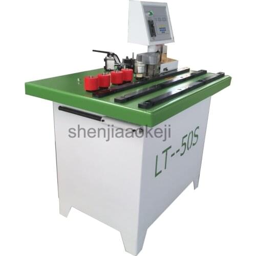 1PC LT-50S Home Furnishing Cabinet Edgebander Woodworking Machinery Manual Microcomputer Panel Furniture Edge Banding Machine