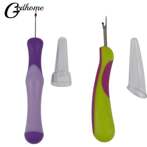 1PCS Plastic Handle Craft Thread Cutter Seam Ripper Stitch Unpicker Hand Tools Needles Arts Sewing Accessories