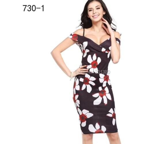 2019 Fashion Summer Empire Print Sexy elastic Women Dress Slim Spaghetti Strap party dresses