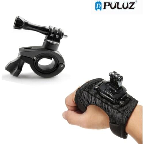 Action Camera Accessories for Go Pro GoPro Hero 3+ 6 5 4 Wrist Band Belt Strap Arm Mount Bike Bicycle Motorcycle Bracket Stand