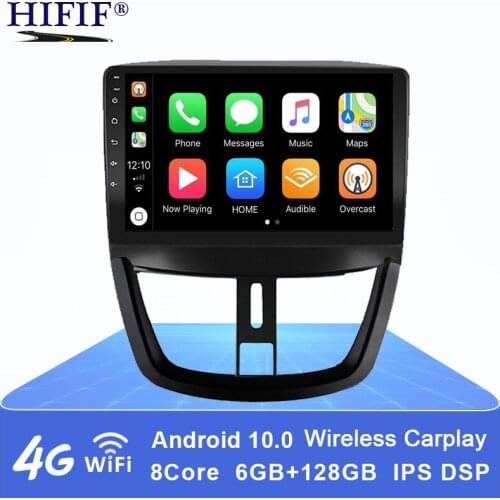 For Peugeot 207 207CC 2007-2013 Android 2 Din Car Stereo WIFI GPS Navigation Multimedia Player Head Unit with Frame Autoradio