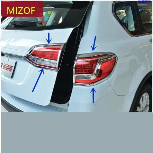 Car Exterior Rear Tail Light Lamp Decorated Frame Trim For Great Wall Haval Hover H6 Sport 2018 2019 Red Emblem CA172A