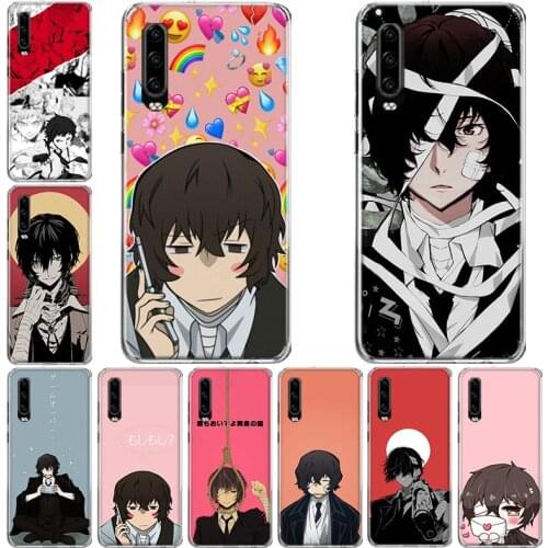 Anime Bungou Stray Dogs Dazai Osamu Phone Case For Huawei P10 P20 P30 P40 Mate 30 20 10 Lite Pro P Smart Z Plus 2019 2018 Cover