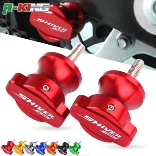 For Aprilia Shiver 750 SL750 2007-2015 2011 2012 2013 2014 Motorcycle CNC Frame Stands 6MM Screws sliders Swingarm Spools Slide