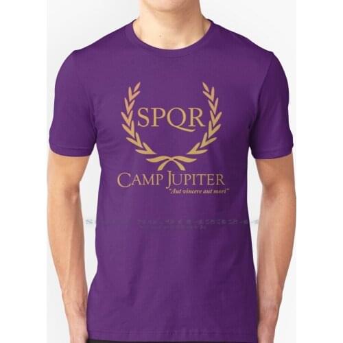 Spqr T Shirt 100% Pure Cotton Spqr Camp Jupiter Camp Halfblood Percy Jackson The Heroes Of Olympus Hoo Pjo Pjato Books