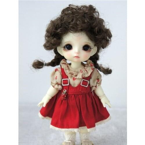 JD570 1/8 1/6 New Fashion BJD Synthetic mohair doll wig for size 5-6inch 6-7inch doll Cute doll hair Top doll accessories