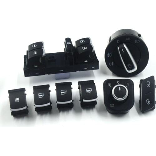 Window headlight mirror fuel tank lock switch Button for VW Jetta Golf MK5 6 Tiguan CC 5ND959565B 5ND941431A 5ND959857 1KD959833
