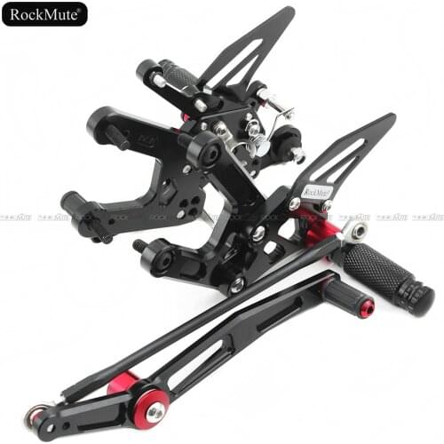 Motorcycle Rearset For Yamaha YZF-R6 YZF R6 2006-2016 Adjustable Footrest Shift Lever Brake Pedal Foot Pegs Rear Set Rearsets