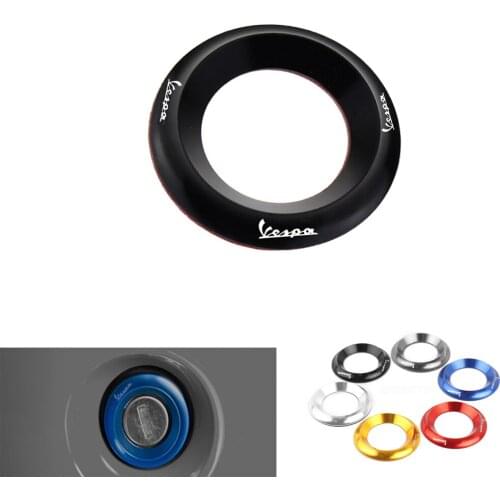 Motorcycle Ignition Switch Cover Key Switch Protector Ring Cover For Vespa GTS GTV LX PX Super Sport Sprint Primavera 150 300