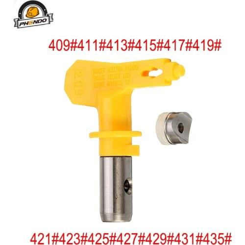 PHENDO 4 series Airless Tip 409/411/417 spray nozzle for airless paint sprayer gun Seat Guard for Graco Titan Wagner