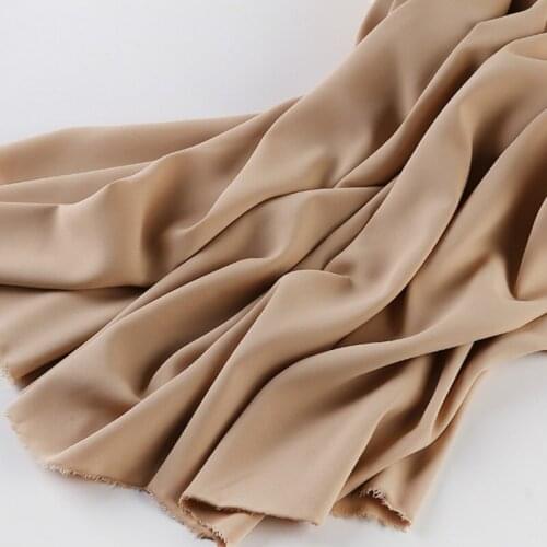 Solid Trousers Fabric Drape Spring Dress Office Suit Shirt Top Fashion Plain Color Impermeable Fabric