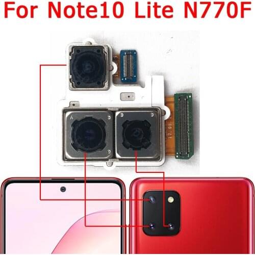 Original For Samsung Galaxy Note 10 Lite Note10 N970 Rear View Back Up Camera Main Camera Module Flex Replacement Spare Parts