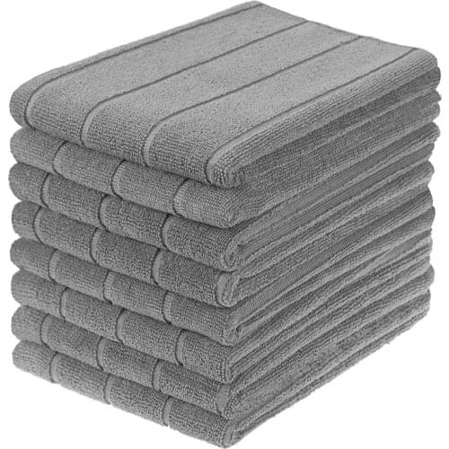 Stripe Kitchen Non-Stick Oil Thickened Clean Cloth Double-Sided Absorbent Home Floor Cleaning Rag Kitchen Towels Cleaning Cloth