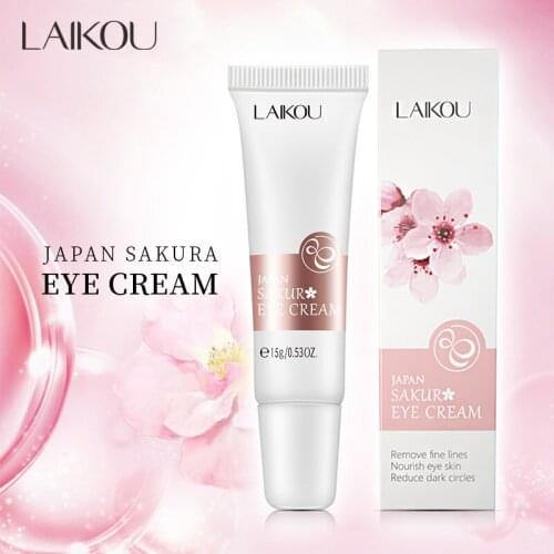Sakura Essence Extract Eye Cream Anti-Aging Firming And Smooting Wrinkles Anti-Puffiness Dark Circle Brighten Eyes Skin Care