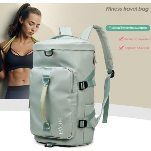 Sports Fitness Bag Gym Dry Wet Separation Shoes Training Yoga Bag Hand Luggage For Short Distance laguageTravel Backpack