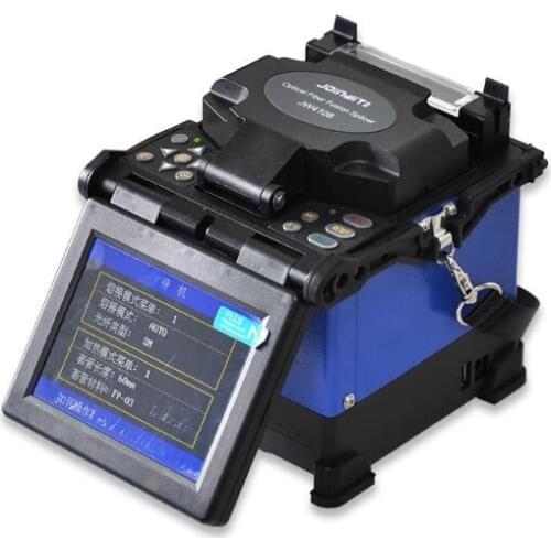 JoinWit JW4108S Optical Fiber Fusion Splicer Fiber Optic Welding Machine Automatic Heating Intelligent 5-inch LCD Display