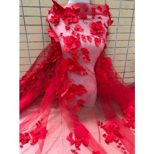 High Quality African Lace Fabric Net French Lace Fabric Tulle ZH-30682 Nigerian Lace Fabric For Wedding Dress