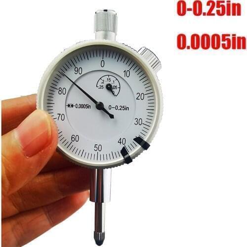 High Precision 0.0005" Dial Indicator 0-0.25 Accuracy indicator measuring Industrial Tools