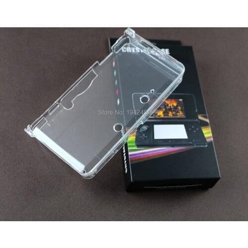 OCGAME high quality Clear Hard Crystal Protective Case Cover for 3DS game console Protector Case