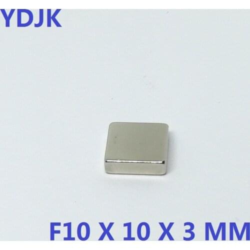 10 20 50pcs/lot N35 Rectangular magnet 10x10x3 NdFeB magnet 10*10*3 Neodymium magnets 10 x 10 x 3