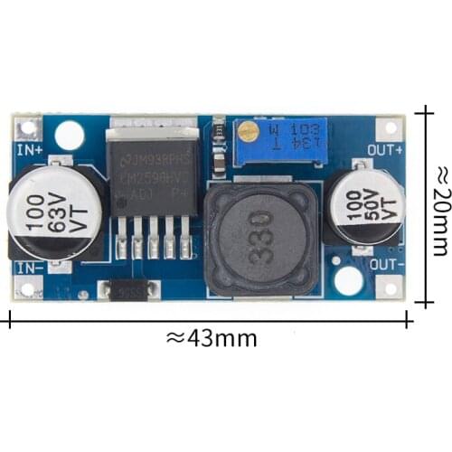 100pcs LM2596HVS LM2596 HV LM2596HV DC-DC Adjustable Step Down Buck Converter Power Module 4.5-50V To 3-35V Urrent limiting