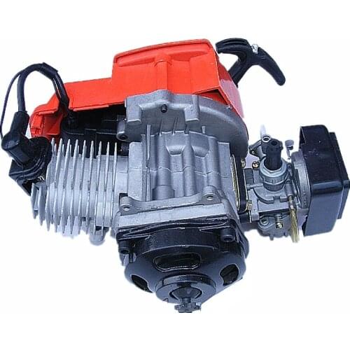 2 Stroke Pull Start Engine 25H Sprocket Motor Transmission Air Filter For 49cc Mini Pocket Pit Quad Dirt Bike ATV 4 Wheel